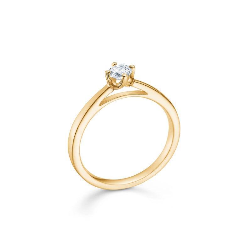Mads Z 14 kt. Crown Ring Diamant 0.24 ct. - Ringe - 1541624-001