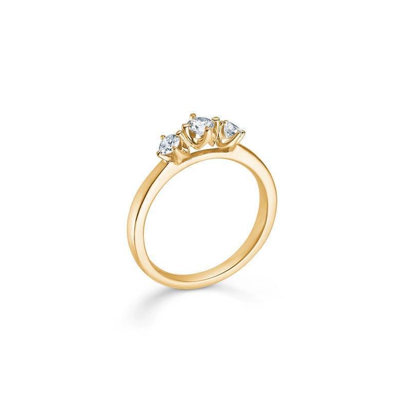 Mads Z 14 kt. Crown TrinityDiamant Ring 0.34 ct. - Ringe - 1541734-001