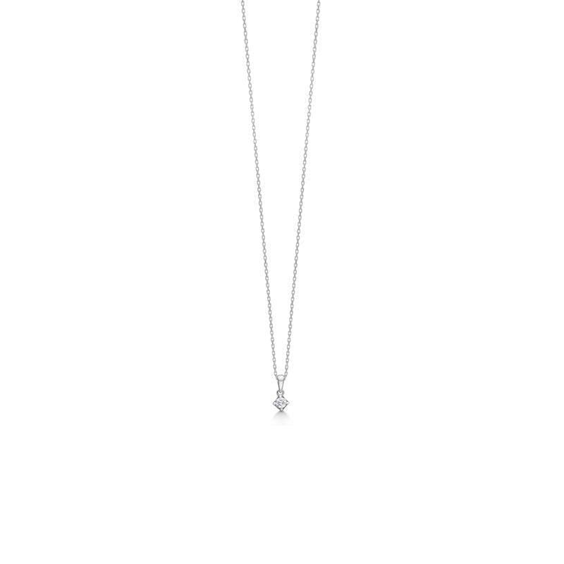 Mads Z 14 kt. Crown Vedhæng 0.09 ct. Hvidguld - Vedhæng - 1631609