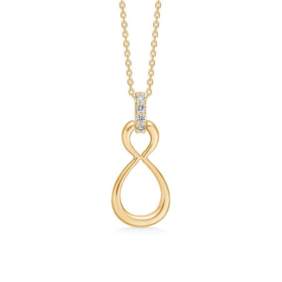 Mads Z 14kt Devotion Vedhæng 0.08CT W.Si - Vedhæng - 1531007