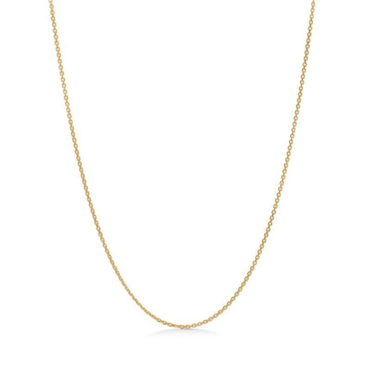Mads Z 14kt Halskæde Anker Facet 75 - 80cm - 9520112 - Halskæde - 9520112