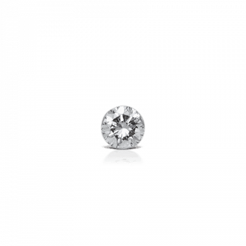 Maria Tash 2,5 mm unsichtbarer Diamant-Gewindestecker aus 18 Karat, klarer Diamant in schlichtem, elegantem Stil. Modell XIV25D-001-2