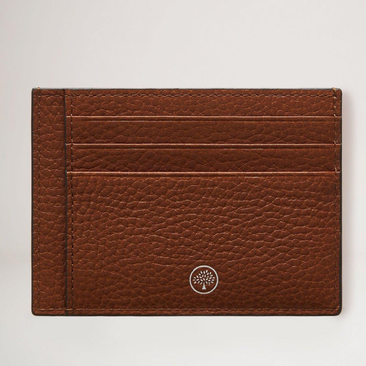 Mulberry Kartenetui aus zweifarbiger Eiche aus strukturiertem braunem Leder mit Kartenfächern. Modell RL7423552G110