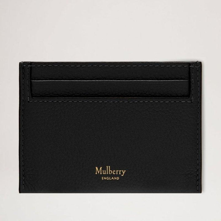 Mulberry kortholder Continental Credit Card Slip i sort læder, forside, model 40745