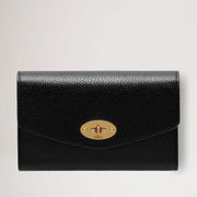Mulberry Medium Darley Classic Grain Black che Geldbörse