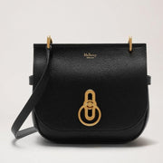 Mulberry Small Amberley Satchel Small Classic Grain Black