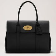 Mulberry Bayswater Black Classic Grain Tasche
