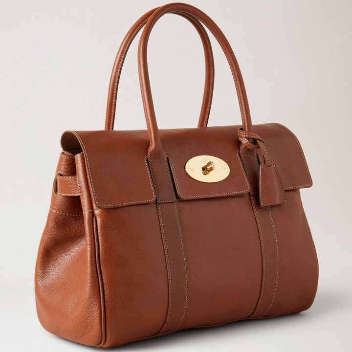 Mulberry Tasche Bayswater Vermächtnis NVT Braune Laeder mit Gusseisen, Modell HH7941275G110.