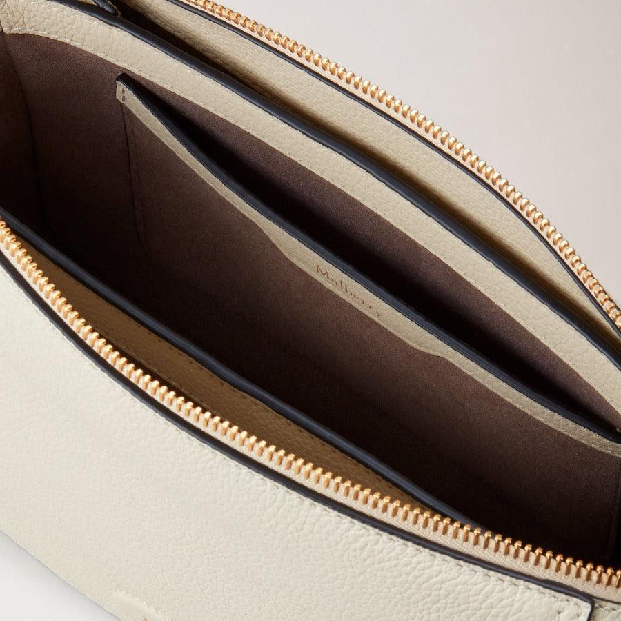 Mulberry Taske - Billie Chalk Small Classic Grain - Mulberry Billie - HH8301/205W160