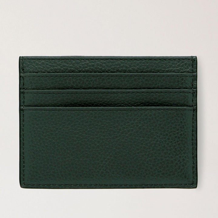 Mulberry Kreditkartenetui mit Reißverschluss, elegantes Kartenetui aus dunkelgrünem Leder. Modell RL6466205Q633.