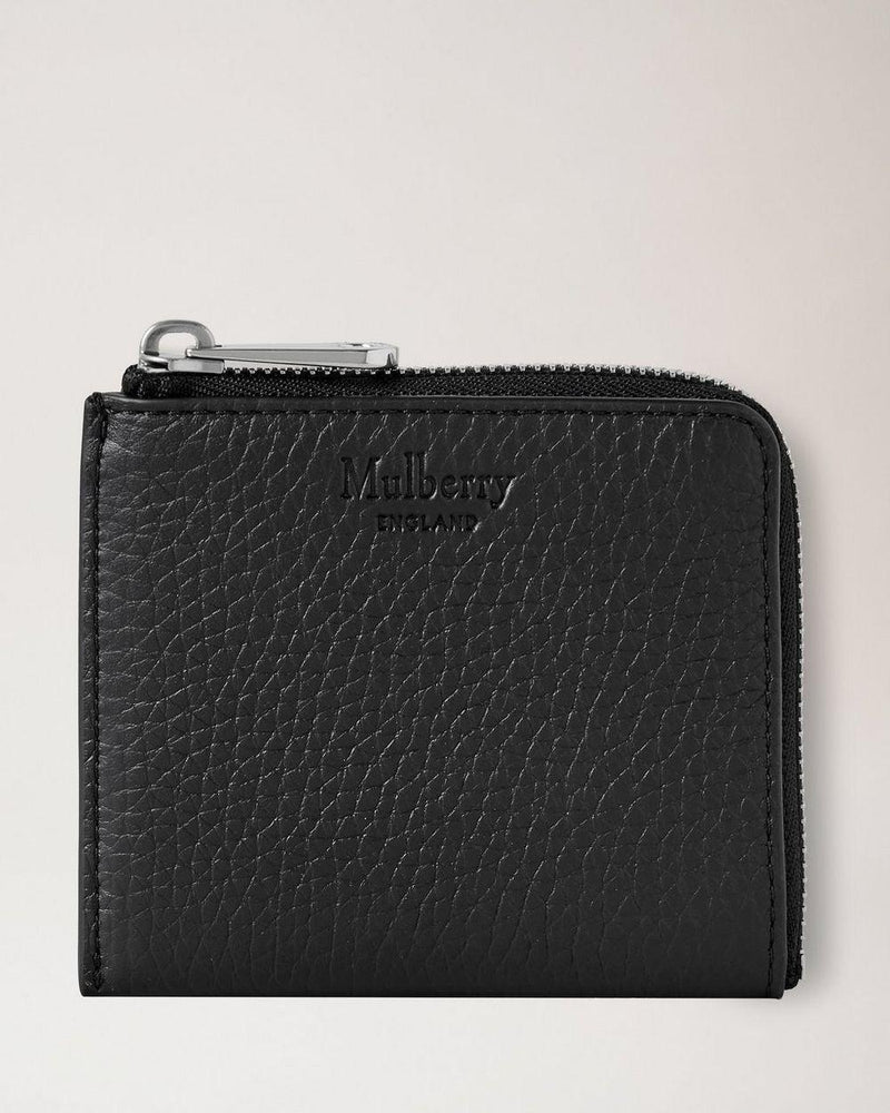 Mulberry Zipped Wallet Heavy Grain Black - Punge - RL6360/736A100