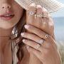 Nuran 14kt Grace Ring Med Morganit Og Brillanter - Ringe - A2223MO-010RG-001