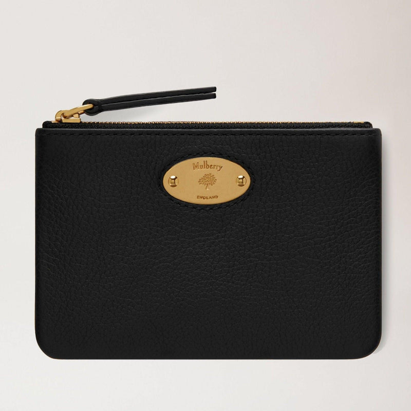 Plaque Small Zip Coin Pouch Black - Plaque - RL5682/013A100