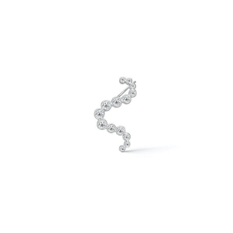 Polar Jewelry Ørering The Star Earcrawler Left Sølv - Øreringe - TST-EC-L-SL-WZ-00237