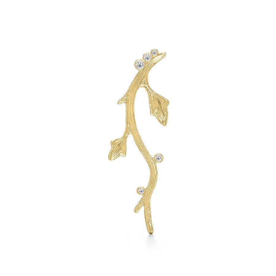 Polar Jewelry The Nightingale ørering left - Øreringe - TNI-ST-L-GD-WZ-00336