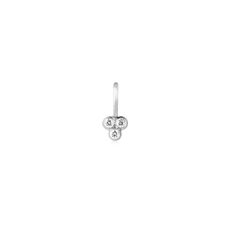Ro Copenhagen 18kt Orbit Dot Diamant Vedhæng Hvidguld - Vedhæng - 100150